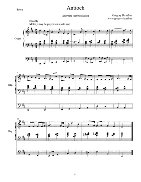 Antioch - Joy to the World - Alternate Harmonization