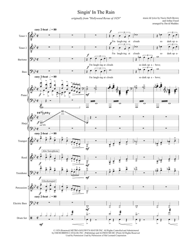 Singin' In The Rain (arr. David Maddux)