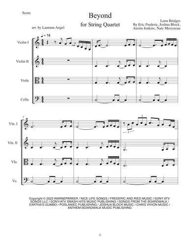 Beyond (arr. Laurann Angel)