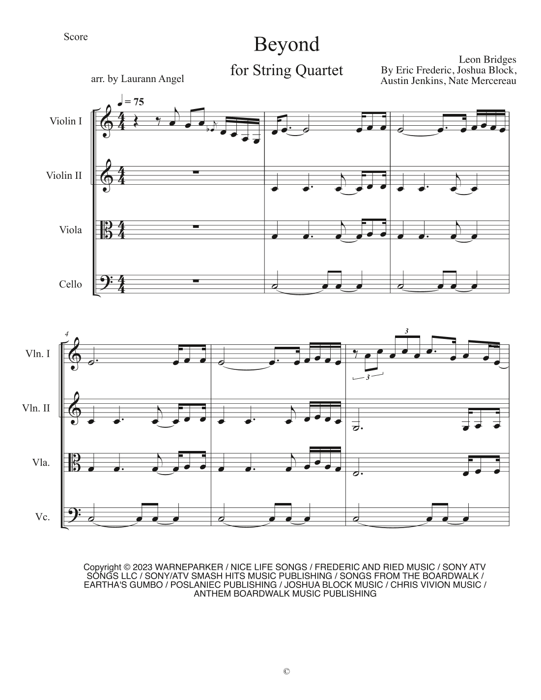 Beyond (arr. Laurann Angel)