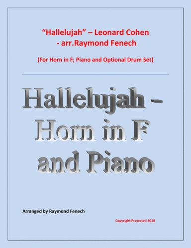 Hallelujah (arr. Raymond Fenech)