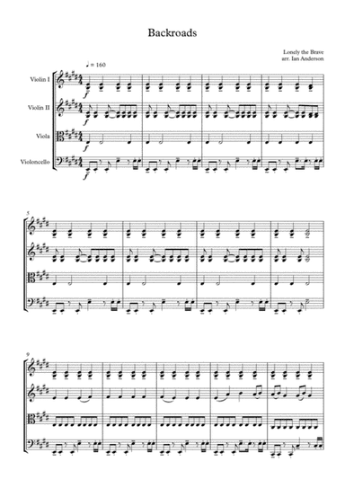 Backroads (arr. Ian Anderson)