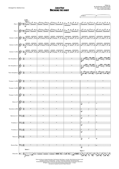 Breaking The Habit (arr. Andreas Lux)