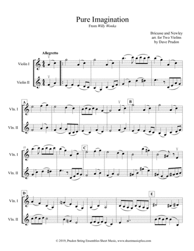 Pure Imagination (arr. Dave Prudon)