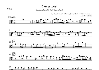 Never Lost (arr. Fabio Britto)