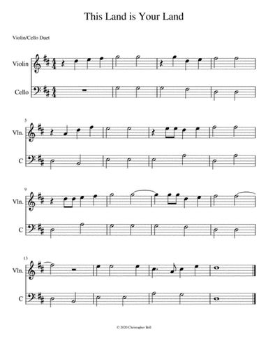 This Land Is Your Land (arr. Christopher Bell)