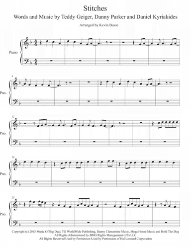 Stitches (arr. Kevin Busse)