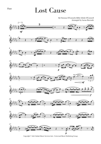 Lost Cause (arr. Lucas Rezende)