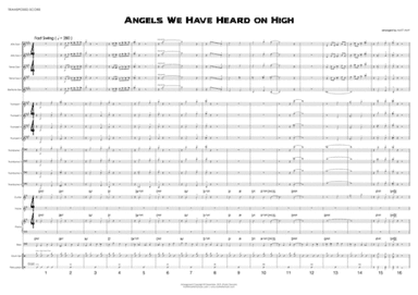 Angels We Have Heard On High (Big Band - Fast Swing) (arr. Matt Amy)