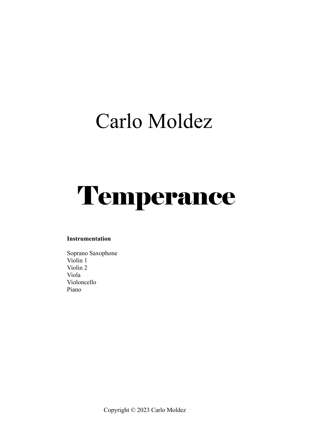 Temperance