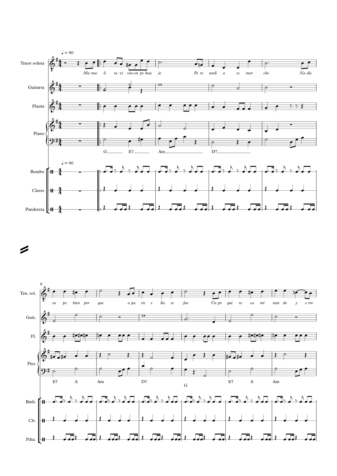Manuelita (arr. Emilia F.O)