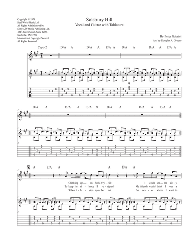 Solsbury Hill (arr. Douglas A. Greene)