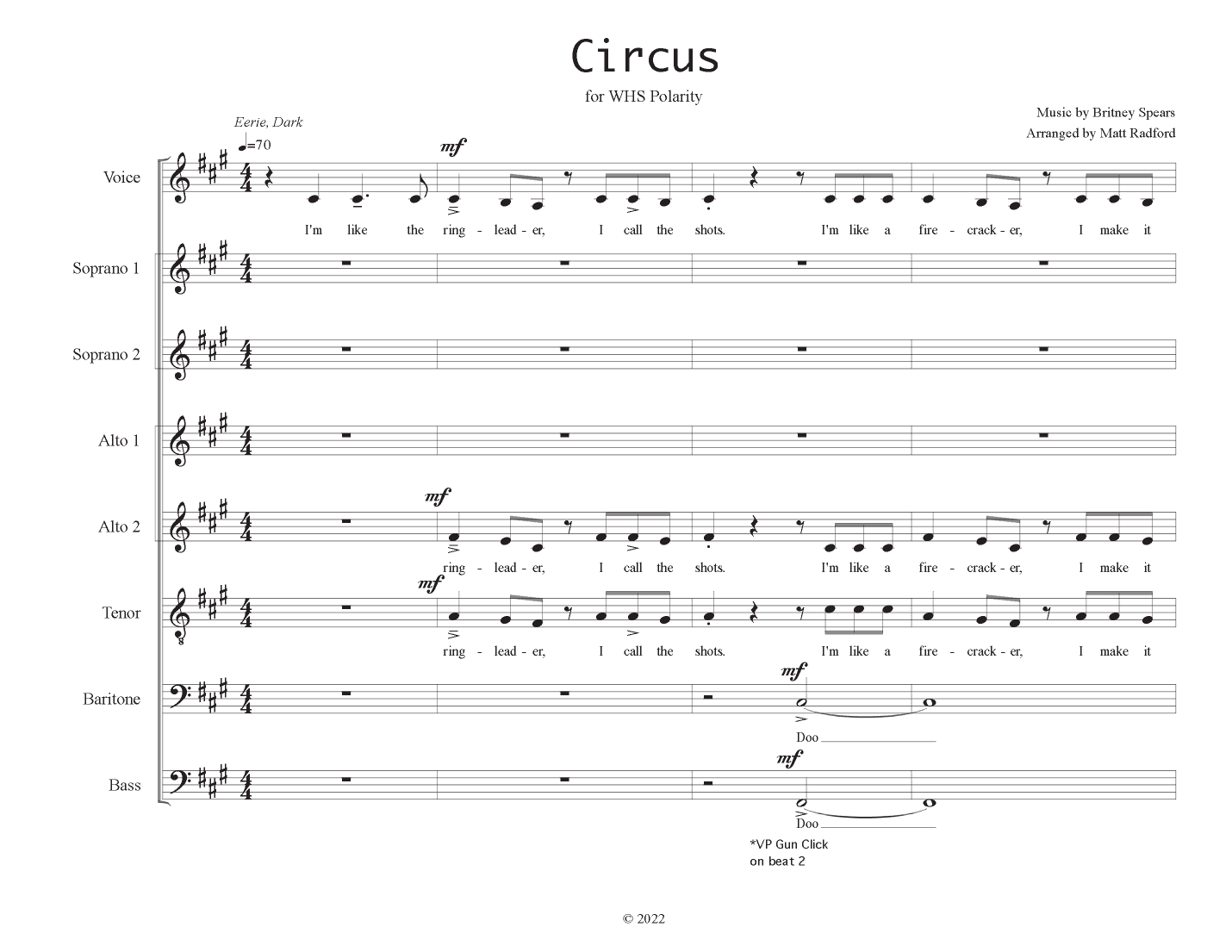 Circus (arr. Matt Radford)