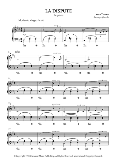 La Dispute (arr. Jhavilah)