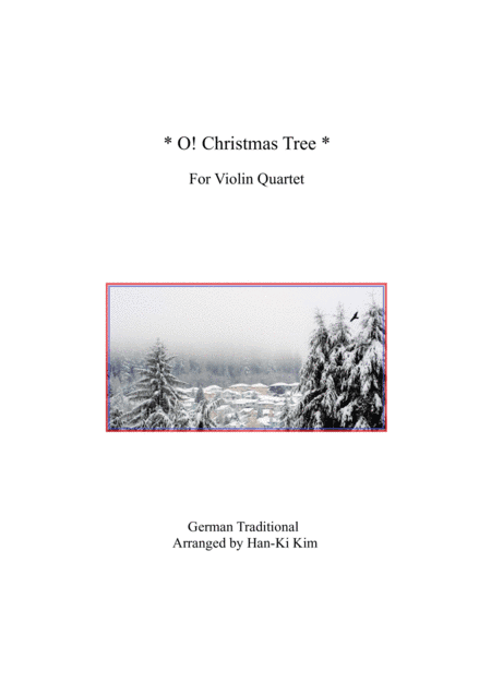 O Christmas Tree (For Violin Quartet) (arr. Han-Ki Kim)