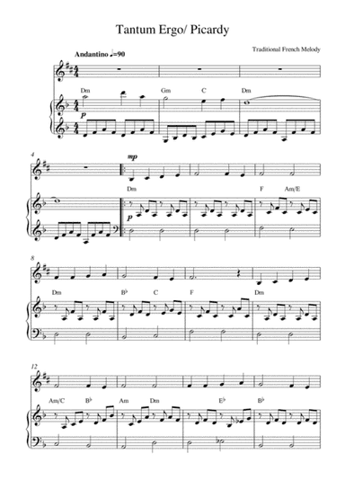 Tantum Ergo/ Picardy (arr. Kaiserin Rebecca)
