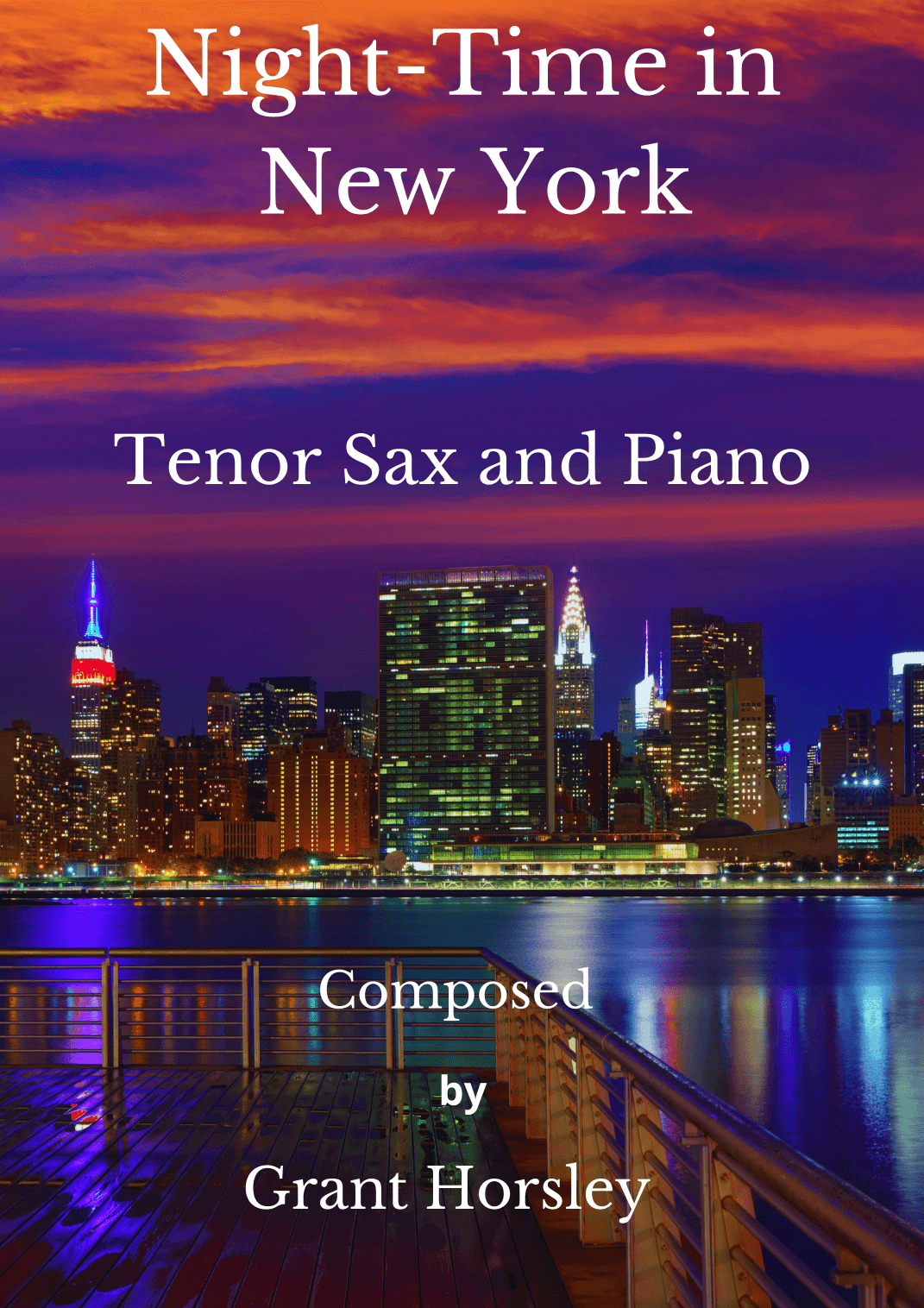 Night-Time in New York - A Blue Waltz- Tenor Sax and Piano