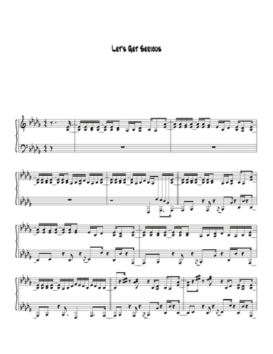 Let's Get Serious (arr. Biegler)