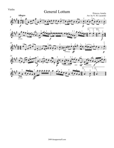 General Lottum (arr. Nick Lacanski)
