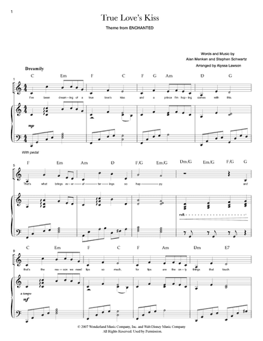 True Love's Kiss (arr. Alyssa Lawson)