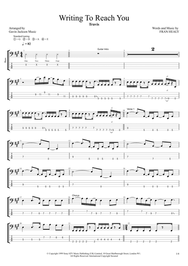 Writing To Reach You (arr. Gavin Jackson Music)