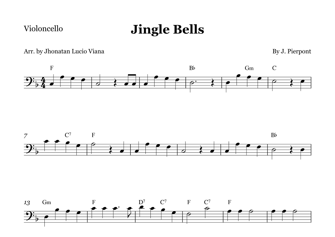 Jingle Bells (arr. Jhonatan Lucio Viana)