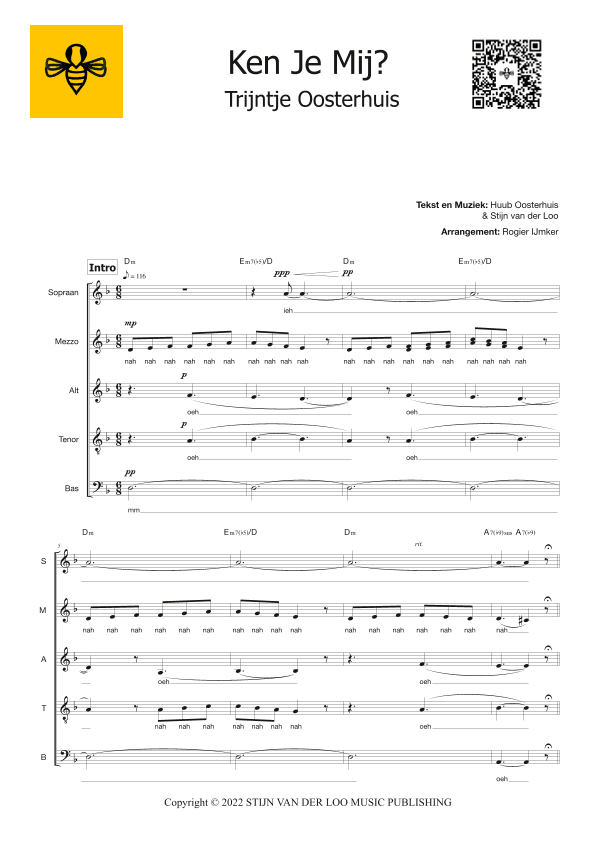 Ken Je Mij (arr. Rogier Ijmker)