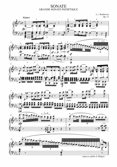 Pathetique Sonata (Full) (arr. MPS)