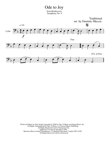 Ode To Joy (arr. Dominic Meccia)