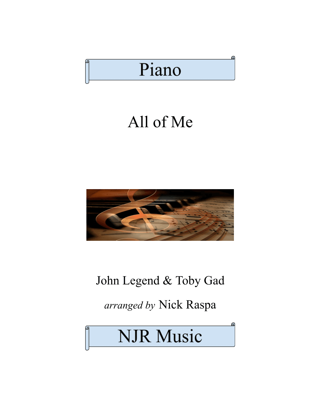 All Of Me (arr. NJR Music)