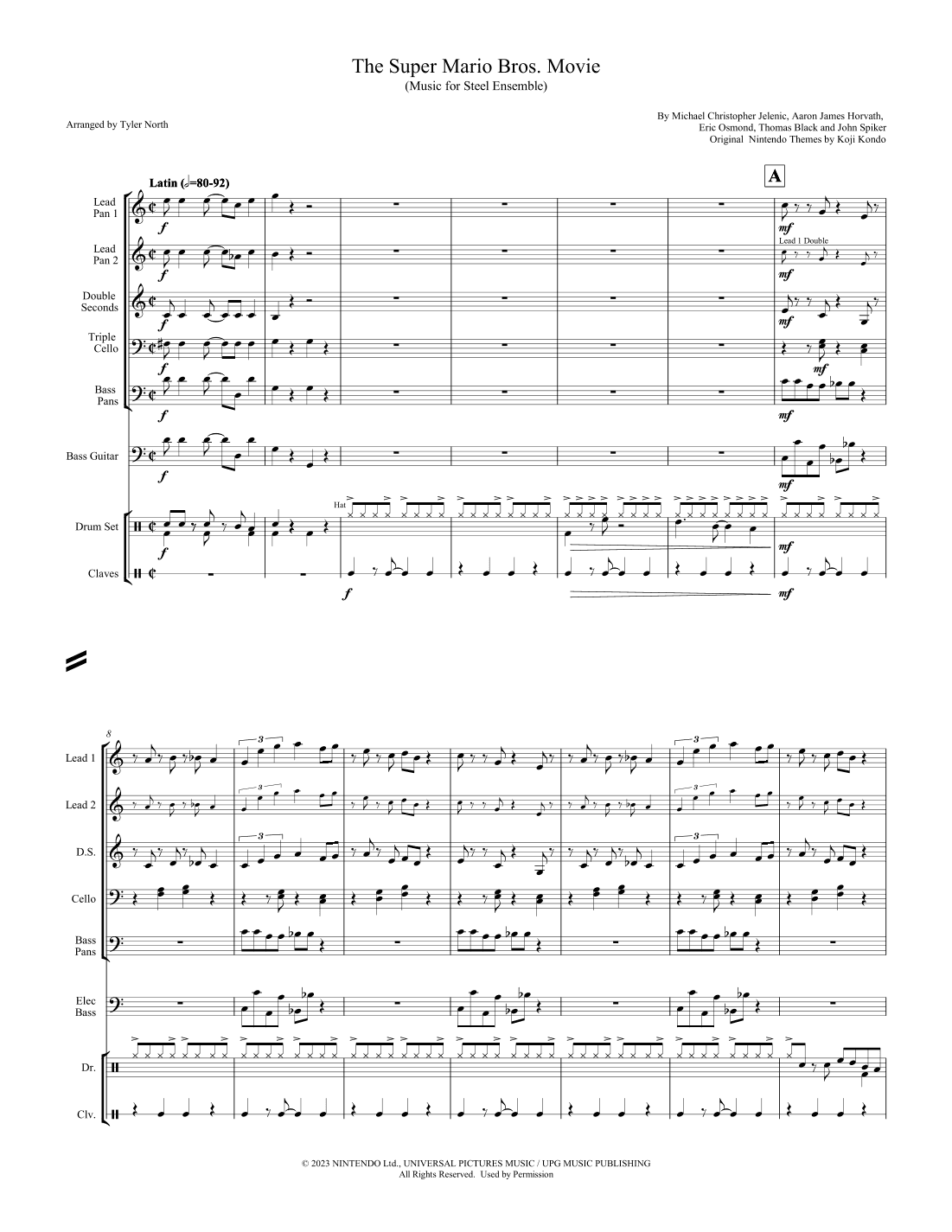 The Super Mario Bros. Movie (arr. Tyler North)