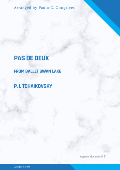 PAS DE DEUX FROM SWAN LAKE (arr. Paulo C. Gonçalves)