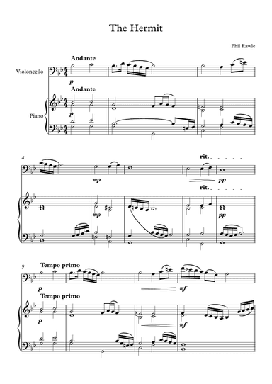 The Hermit - Cello and Piano