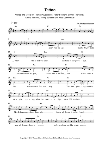Tattoo (arr. Michael Habrom)