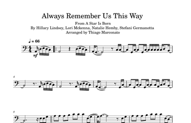 Always Remember Us This Way (arr. Thiago Marconato)