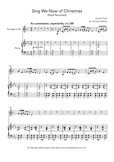Sing We Now of Christmas (Noël Nouvelet) (arr. Christian Morris)