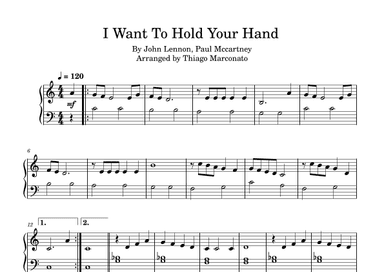 I Want To Hold Your Hand (arr. Thiago Marconato)