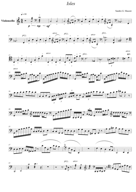 Isles  ('Cello part)