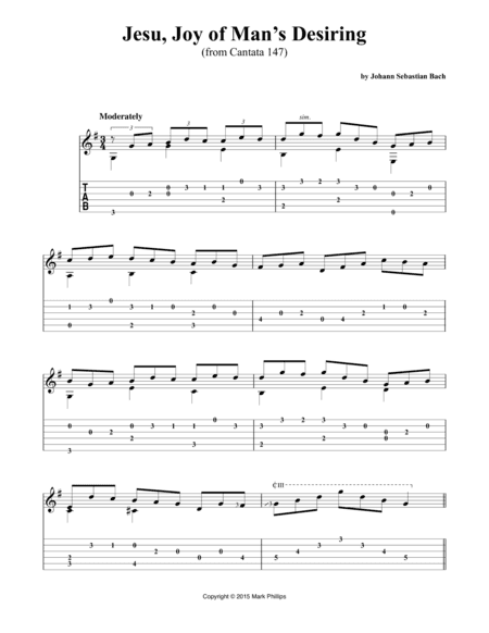 Jesu, Joy of Man’s Desiring (arr. Mark Phillips)