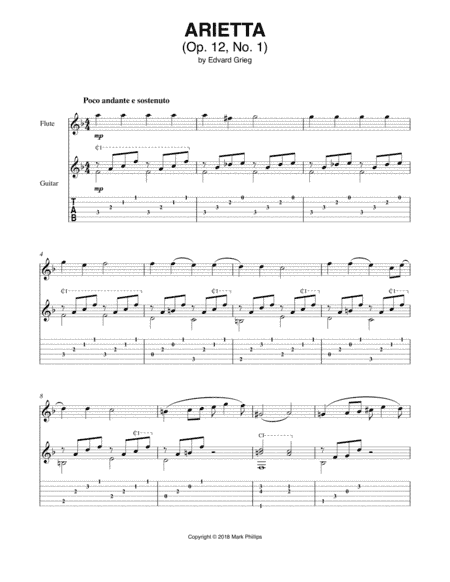 Arietta (arr. Mark Phillips)