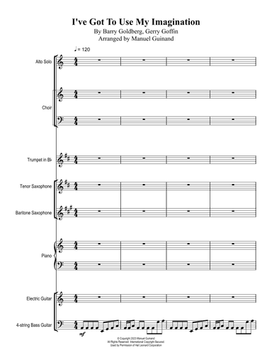 I've Got To Use My Imagination (arr. Manuel Guinand)