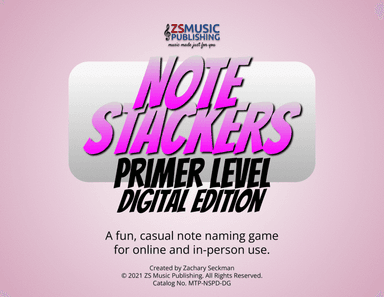 NoteStackers Primer Level Digital Edition