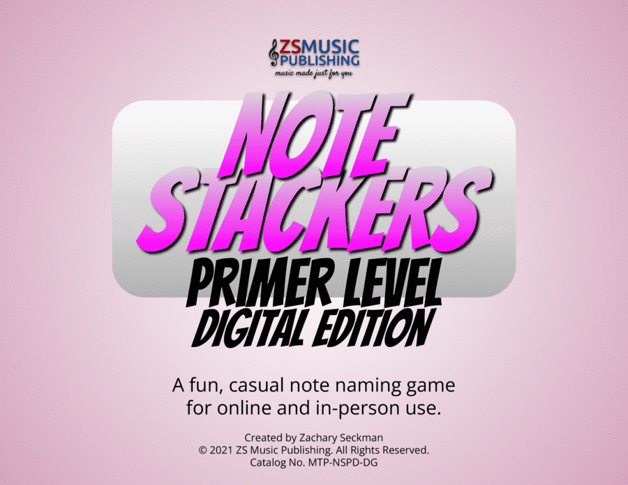 NoteStackers Primer Level Digital Edition
