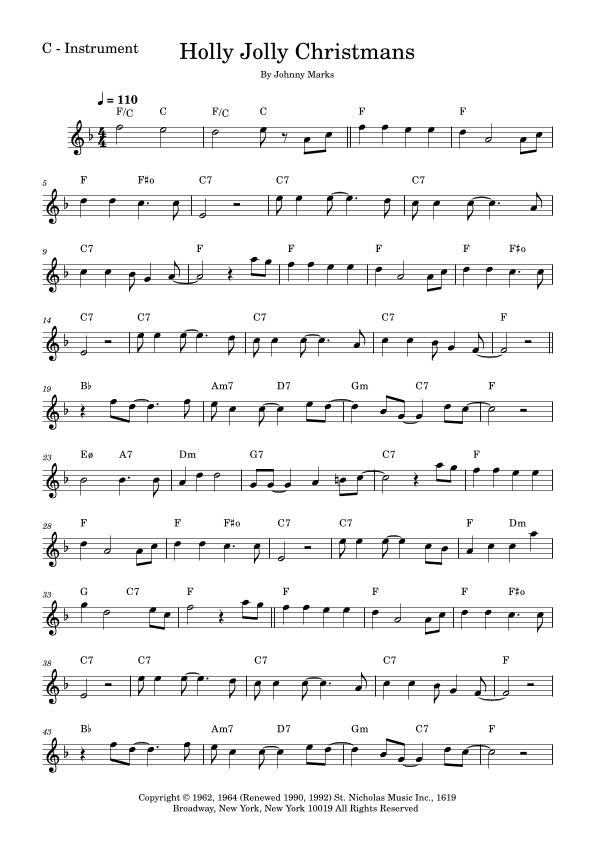 A Holly Jolly Christmas (arr. Fabio Eduardo de Oliveira)