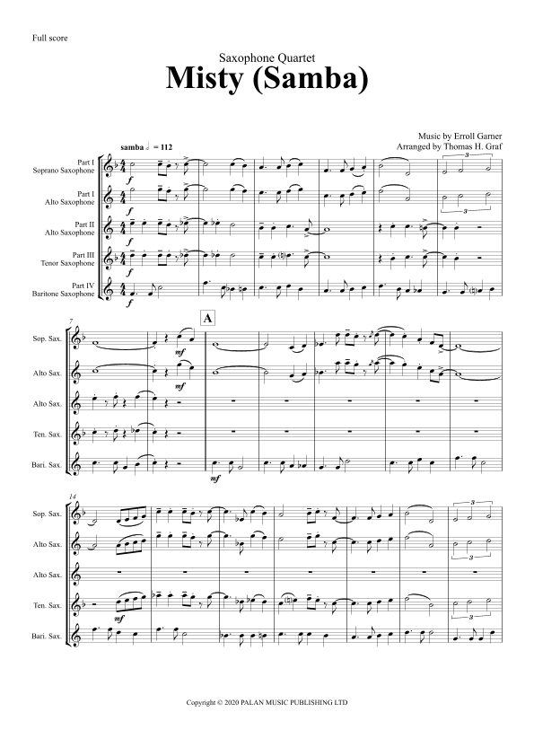 Misty (arr. Thomas Graf)