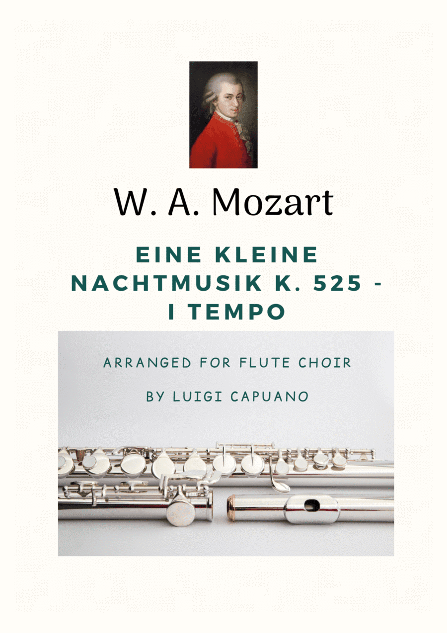 W.A. Mozart: Eine Kleine Nachtmusik K. 525 I Tempo (Flute choir) (arr. Luigi Capuano)