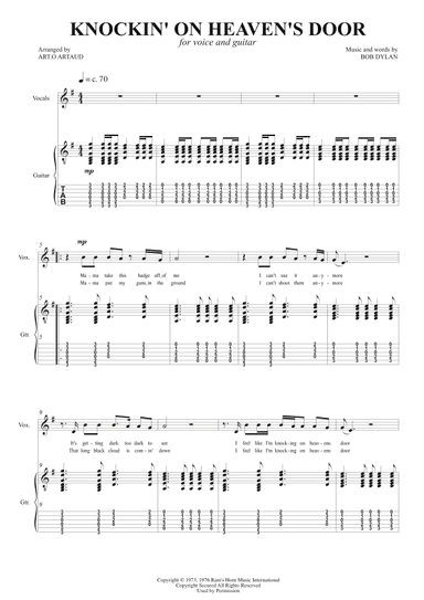 Knockin' On Heaven's Door (arr. Art.o Artaud)