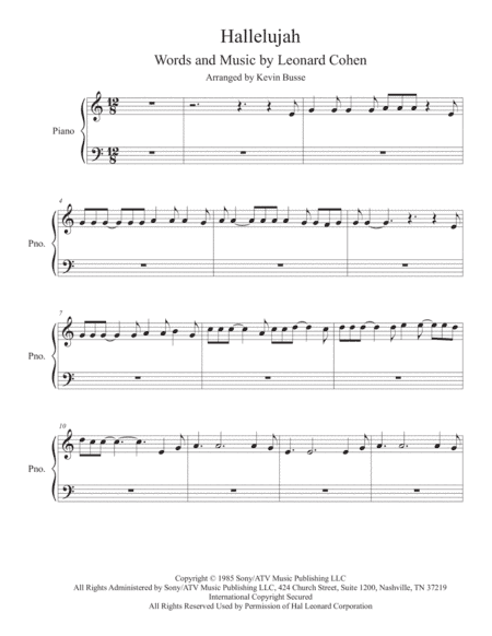 Hallelujah (arr. Kevin Busse)