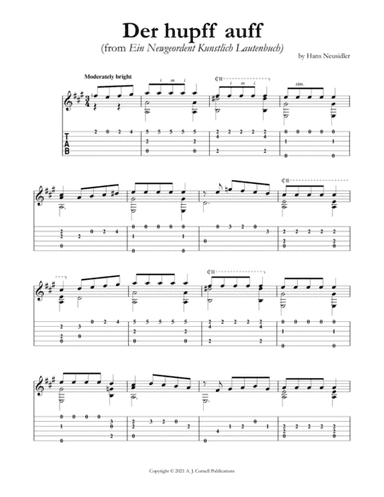 Der hupff auff (arr. Mark Phillips)