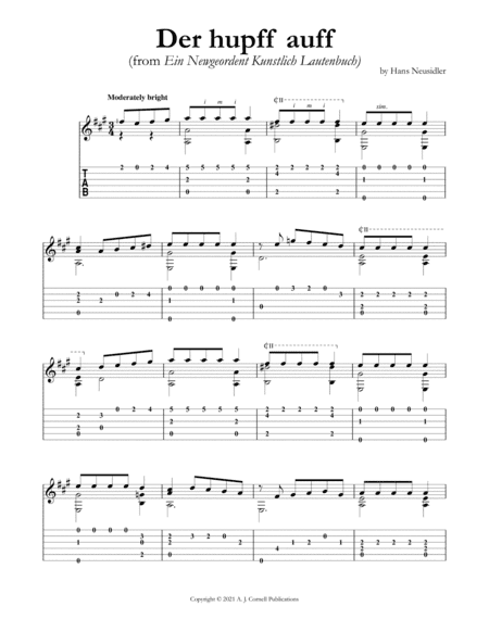 Der hupff auff (arr. Mark Phillips)